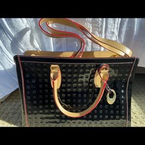 Arcadia cross body large satchel.